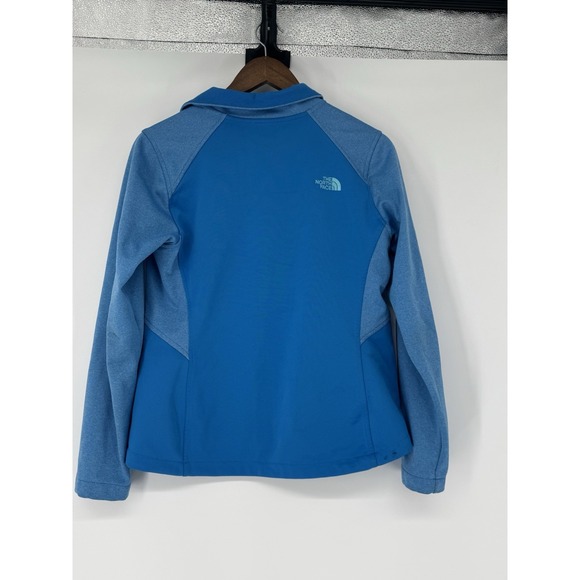 The North Face Blue Fleece Lined Jacket Full Zip M Gorpcore Winter Zip Up Pocket - Picture 11 of 14